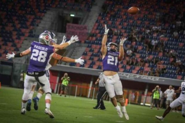 Una fase di gioco del XLII Italian Bowl