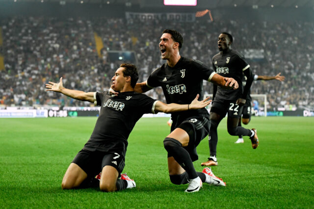 Chiesa esultanza Udinese-Juventus