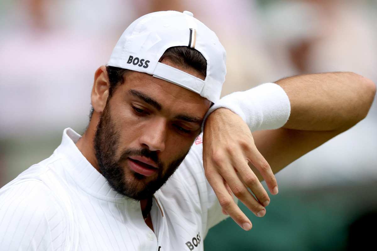 Matteo Berrettini in campo
