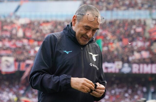 Maurizio Sarri, tecnico della Lazio