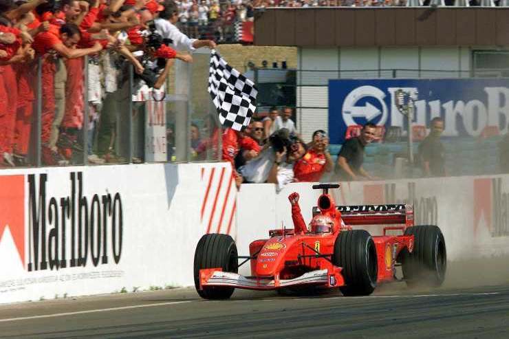 Asta cimeli Schumacher