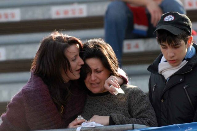Tifosi in lacrime