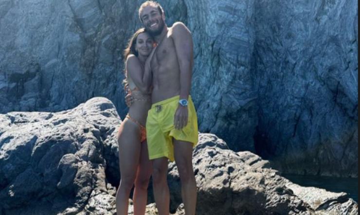 Paltrinieri e Fiamingo foto al mare