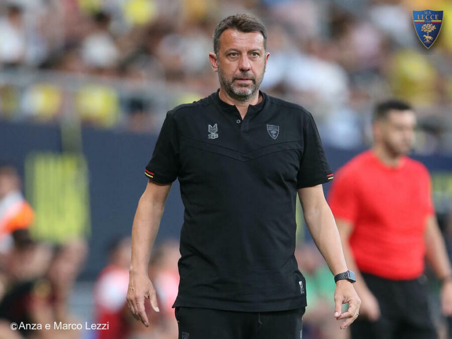 Roberto D’Aversa allenatore Lecce
