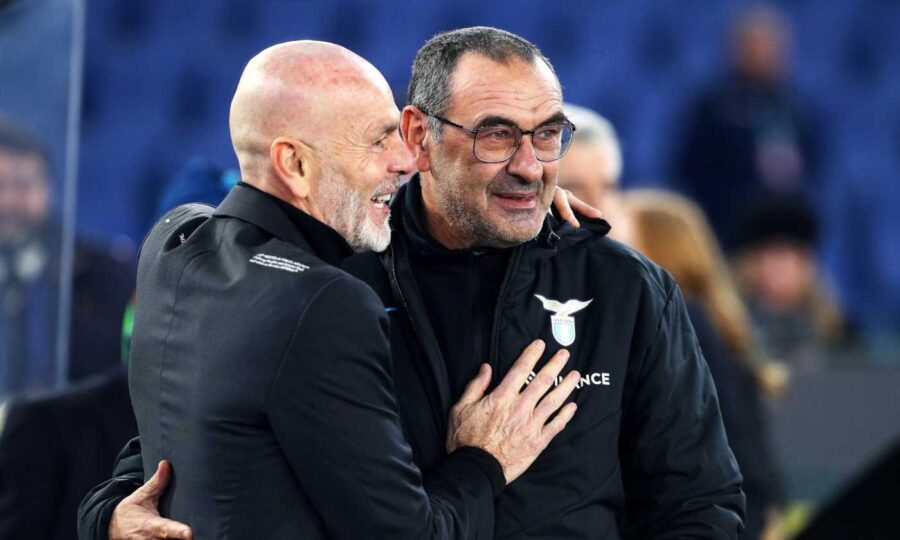 Pioli e Sarri verso Lazio Milan