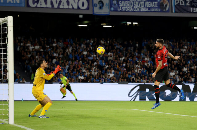Gol Giroud Napoli Milan