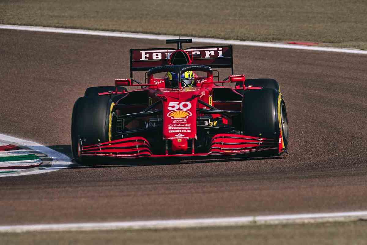 Bearman al volante della Ferrari