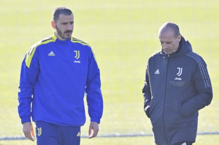 Attacco di Bonucci ad Allegri