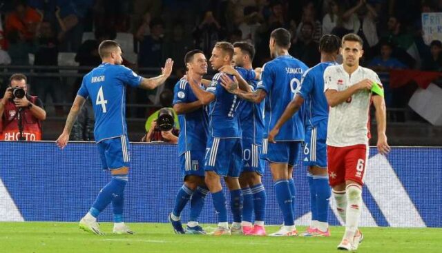 La Nazionale vince contro Malta