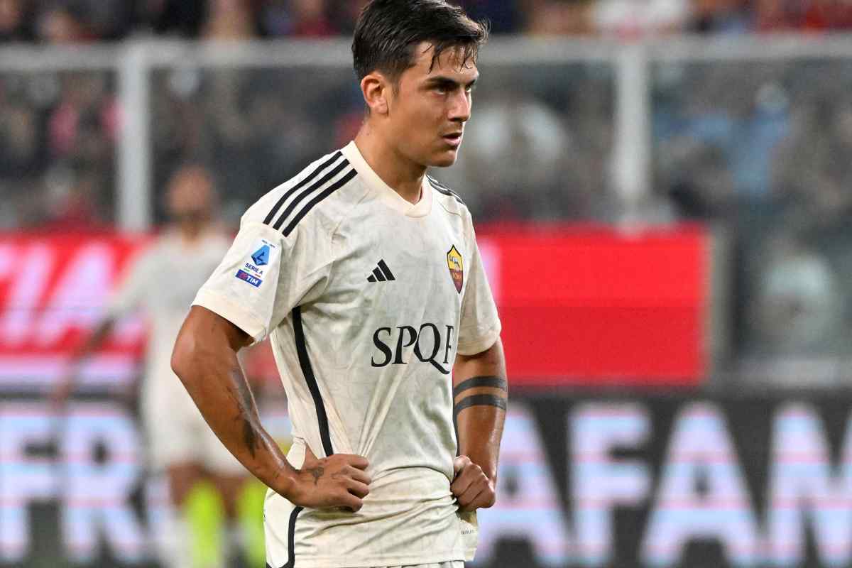 Roma, tre settimane di stop per Dybala