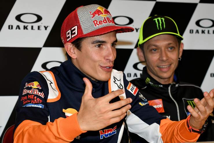 MotoGP, Marc Marquez vs Valentino Rossi ancora