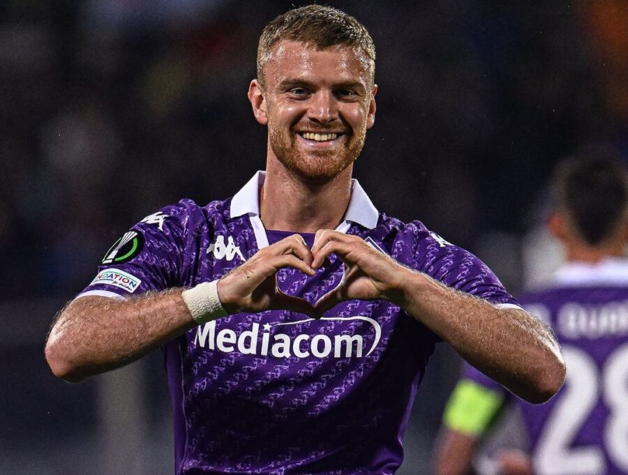 Esultanza Beltran Fiorentina