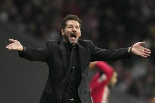 Simeone, allenatore Atletico Madrid