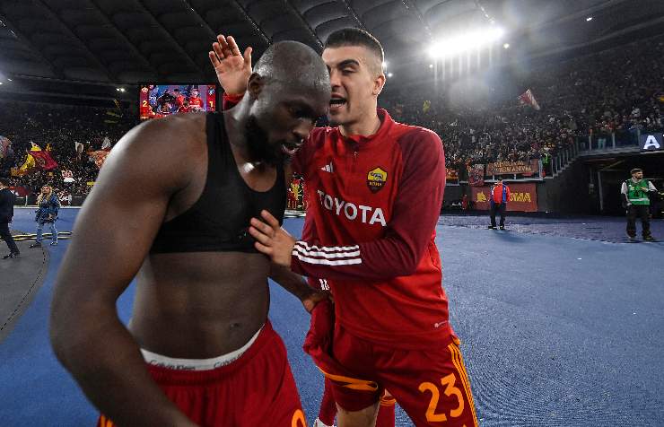 Il gesto di Romelu Lukaku