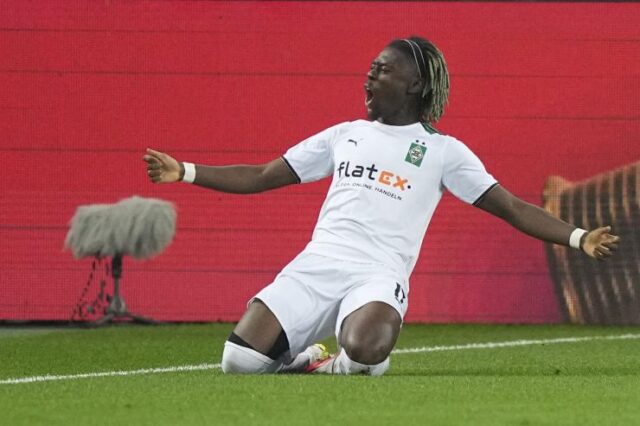 Manu Kone ai tempi del Borussia Monchegladbach