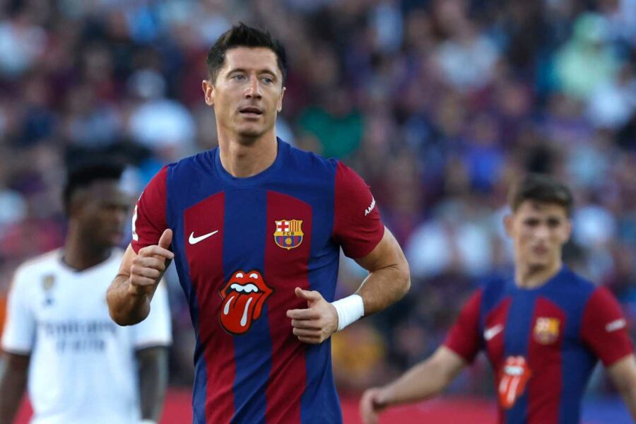 Lewandowski, attaccante del Barcellona
