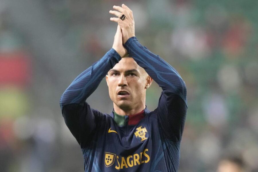 Cristiano Ronaldo col Portogallo a Euro2024