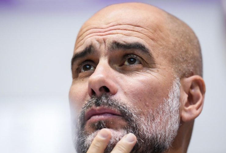 Pep Guardiola, allenatore del Manchester City