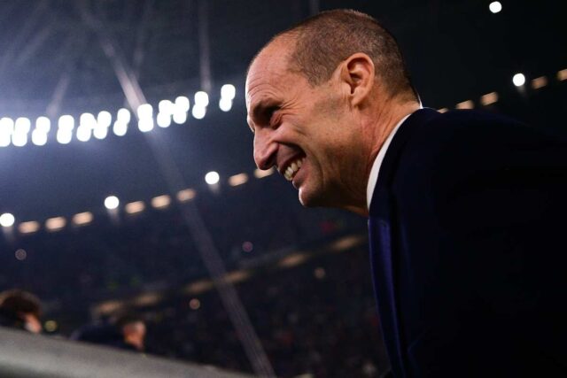 Massimiliano Allegri, allenatore del Milan. Domenica i rossoneri ospitano la Fiorentina