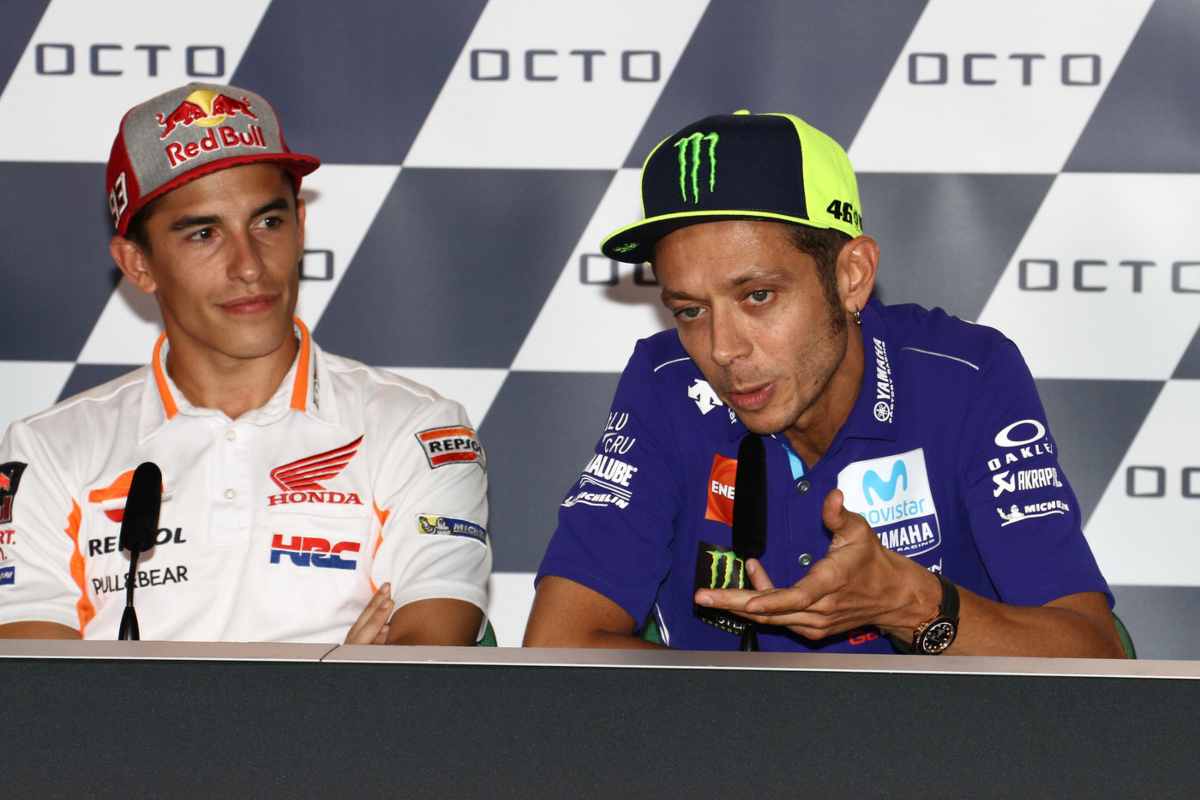 Rossi e Marquez grandi rivali