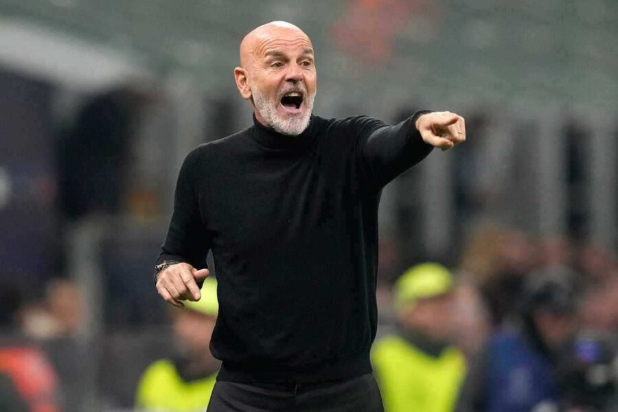 Stefano Pioli, allenatore del Milan Fiorentina