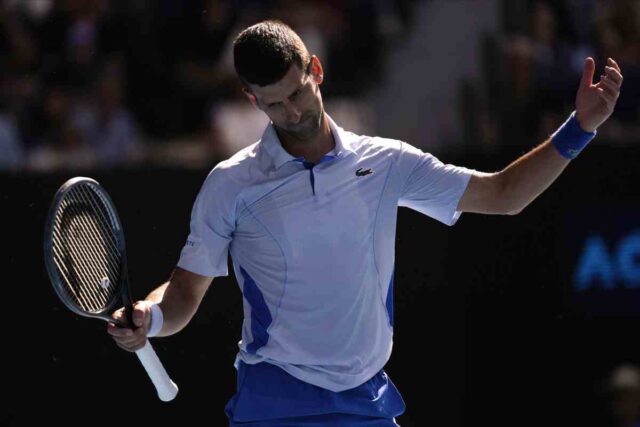 momento difficile per Djokovic