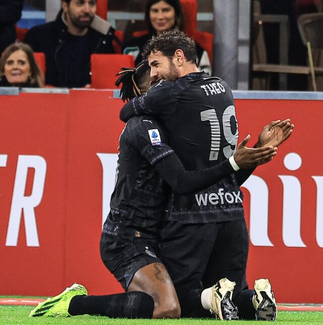 Leão e Theo in Milan-Napoli