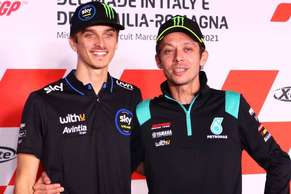 Luca Marini, retroscena su Valentino Rossi