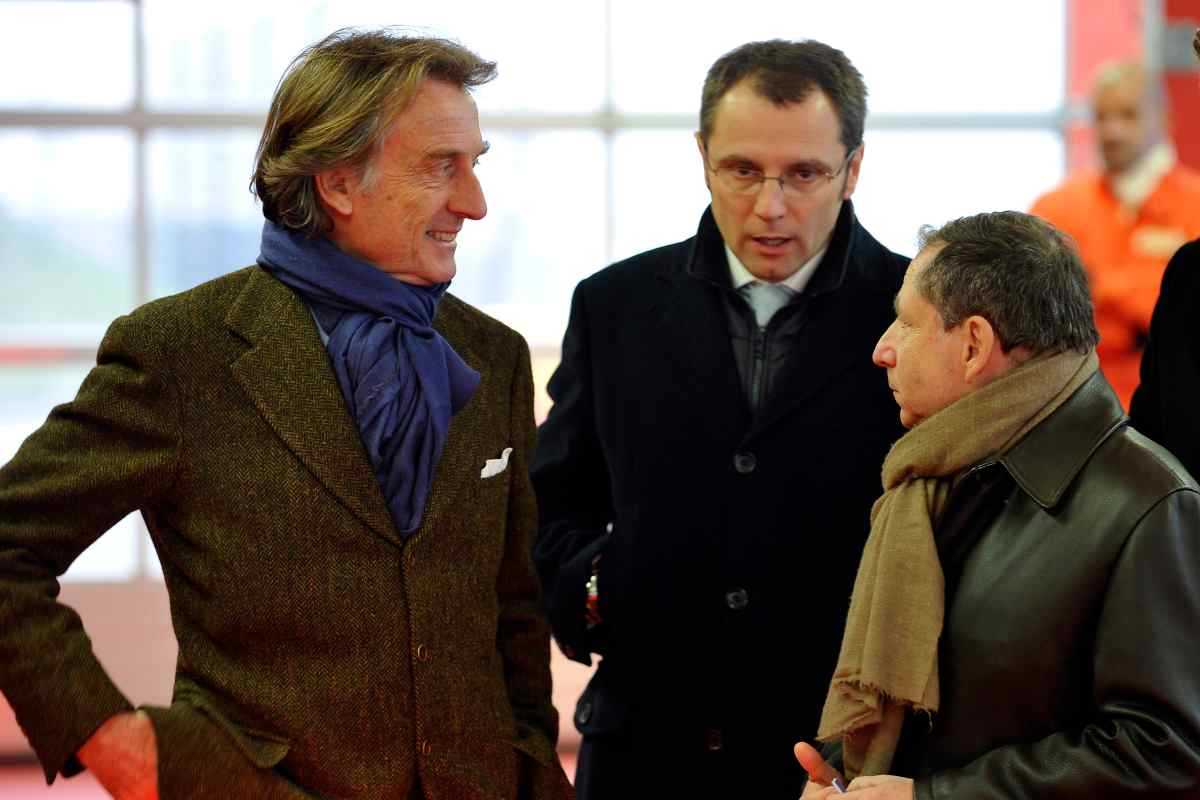 Stefano Domenicali e Jean Todt con Luca Cordero di Montezemolo: addii pesanti per la Ferrari e la storia è cambiata