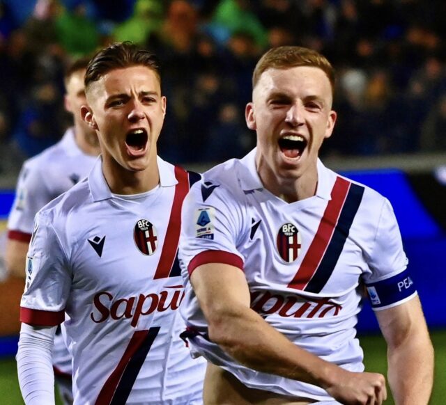 Ferguson esultanza in Atalanta-Bologna