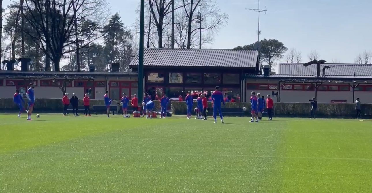 (VIDEO) Milan, rifinitura in corso in vista dello Slavia Praga