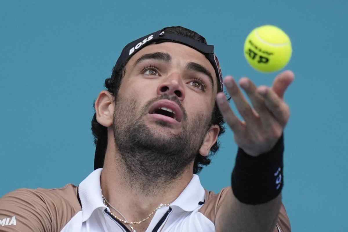 Matteo Berrettini quando torna in campo