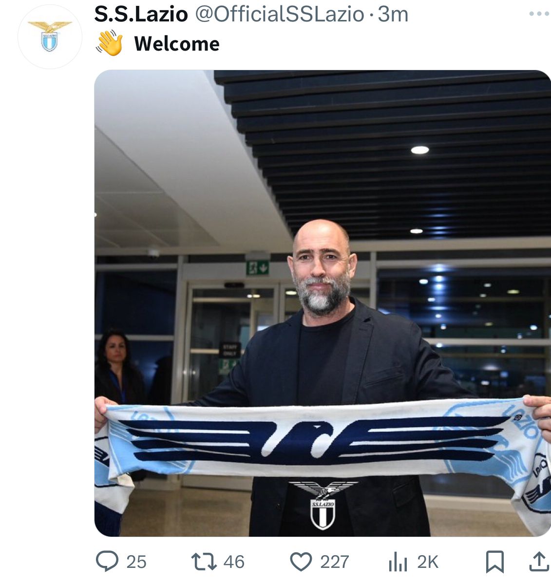 Lazio, Igor Tudor è il nuovo allenatore