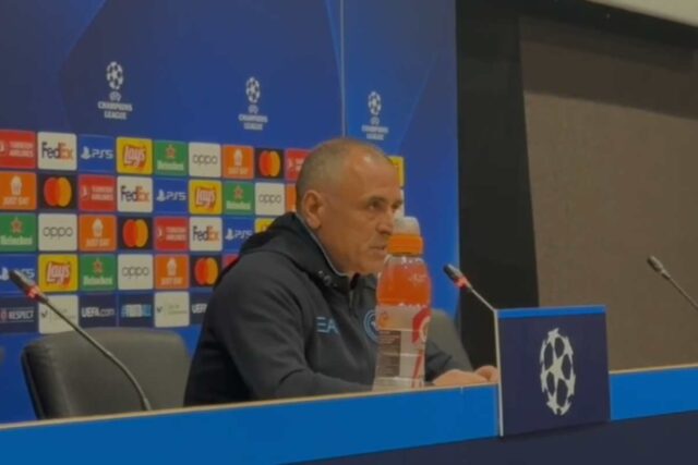 conferenza calzona barcellona Napoli