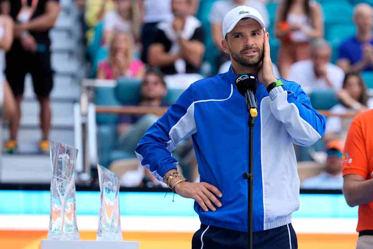 Dimitrov, la sentenza è piuttosto netta su Sinner