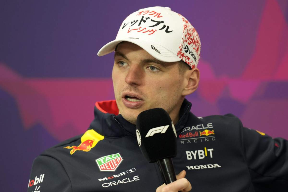 Sorprendente scelta su Verstappen