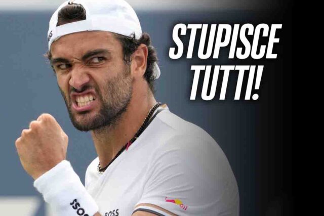 Berrettini stupisce tutti: ce l'ha fatta per pochissimo