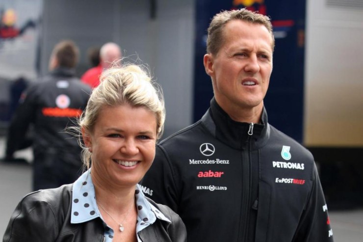 Foto con Corinna negli anni '90