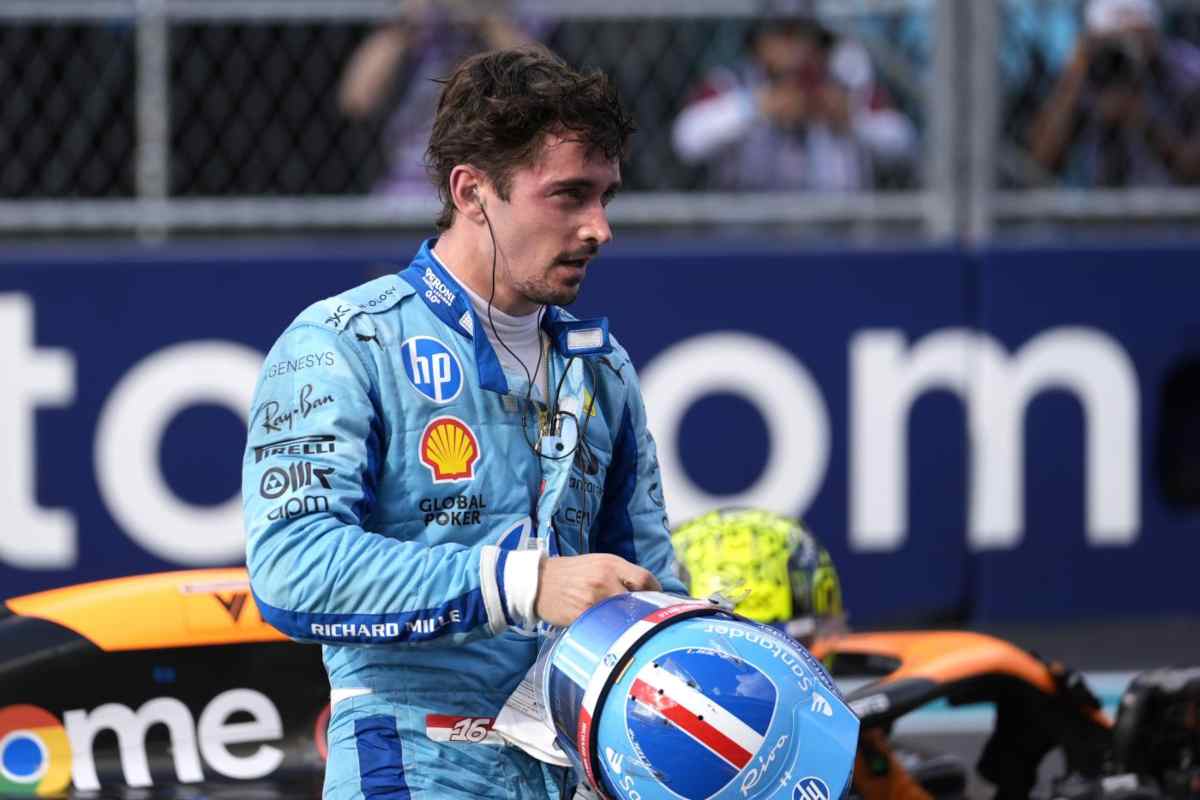 Leclerc annuncio aggiornamenti Ferrari