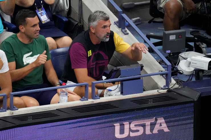 Djokovic a Roma senza allenatore