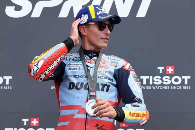scontro gresini-ducati a causa di marquez