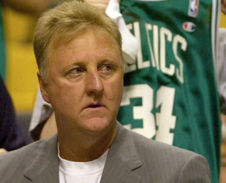 Larry Bird Boston Lakers NBA truccata