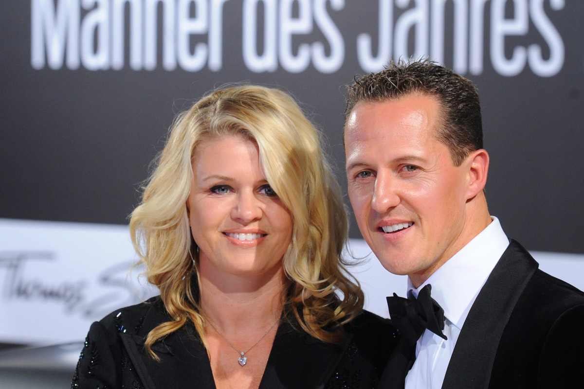 Corinna Schumacher nel paddock di F1