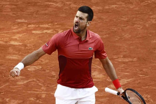 Djokovic urla al Roland Garros