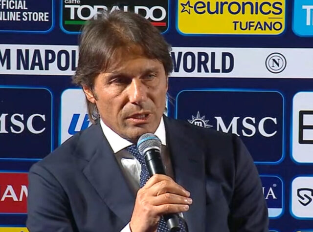 Antonio Conte, allenatore Napoli Coppa Italia