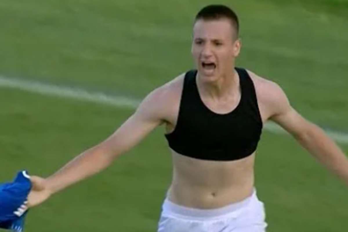 Francesco Camarda, attaccante del Milan in prestito al Lecce