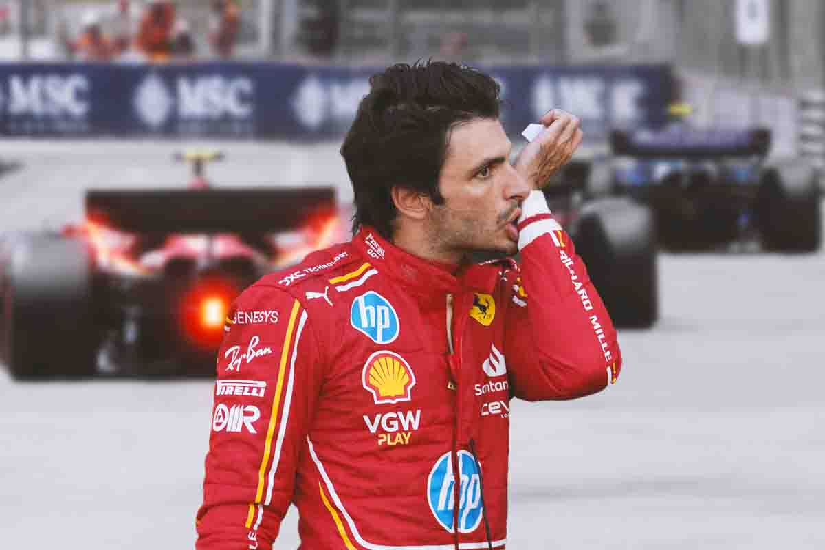 sainz ancora una volta sceglie di fare di testa sua