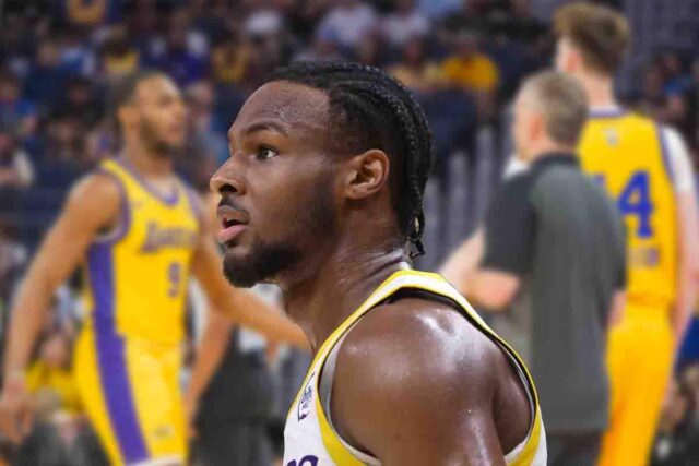 Bronny James rischio taglio con i Lakers