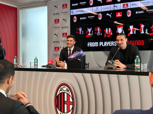 Conferenza di presentazione di Fonseca al Milan