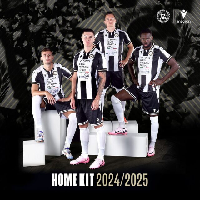 Udinese, nuova maglia
